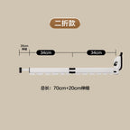 Shower Curtain Rod, Foldable