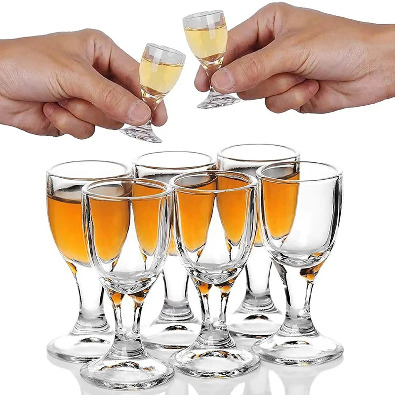 6/12pcs  Small Goblet Glass
