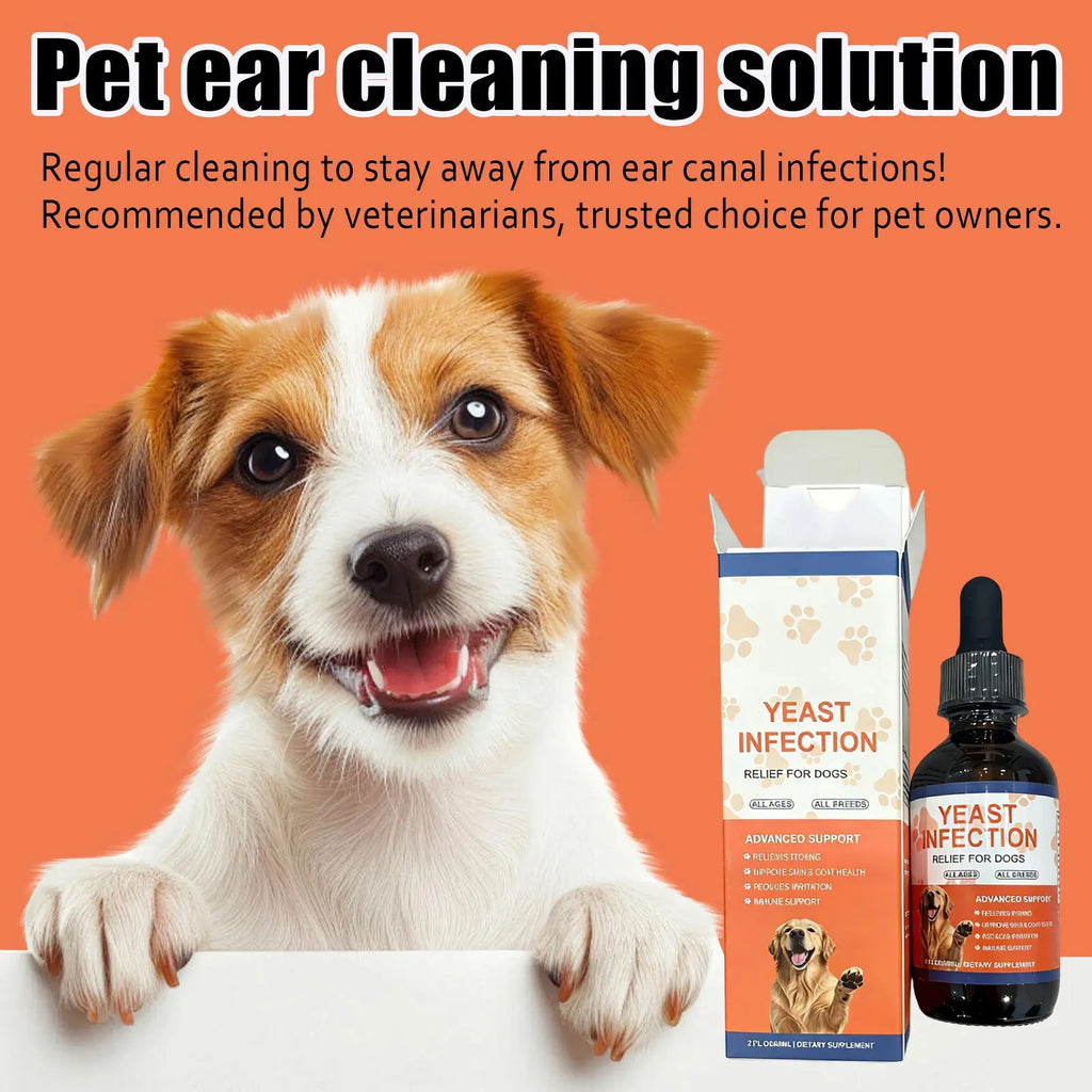 Pet Ear Cleaner, Liquid Vitamin Drops