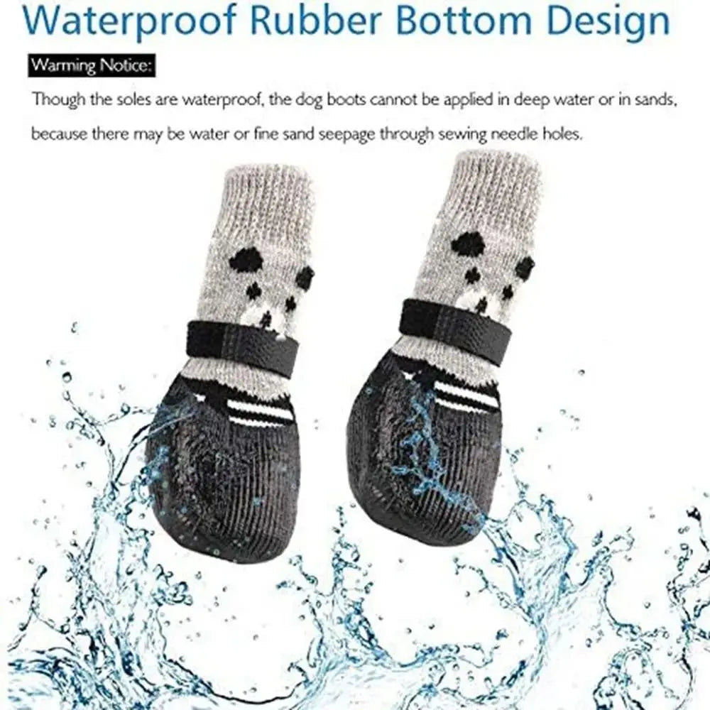 Waterproof Cats /Dogs Rubber Socks Non-slip