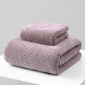 Fleece Bath Towel 3pc Set
