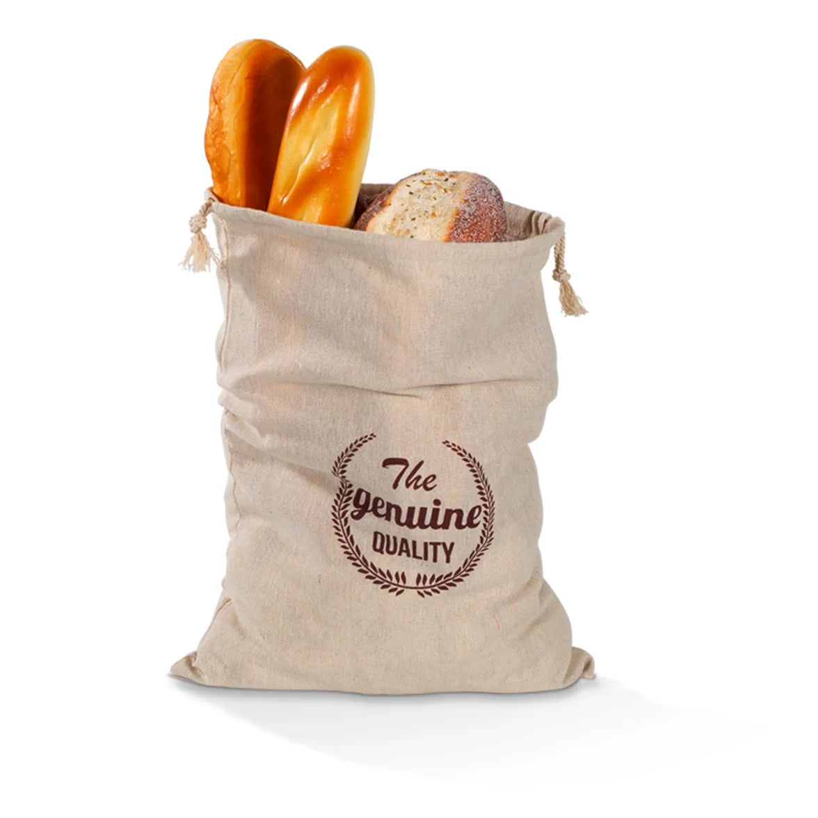 Linen Bread Bags/ Reusable, Drawstring