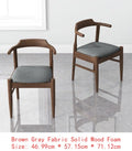 Modern Walnut Oval Table, 4 Chairs