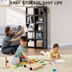 Book Shelf, 12 Cube Storage Organizer, Metal