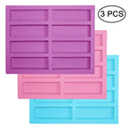 8 Rectangle Silicone Molds