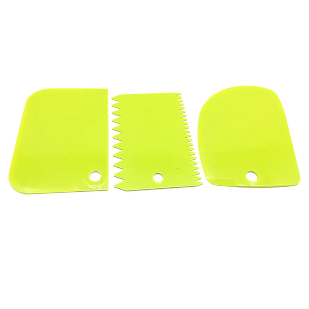 3Pcs Cream Scrapers