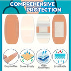 40pcs Waterproof / Breathable Bandages Multi-Size