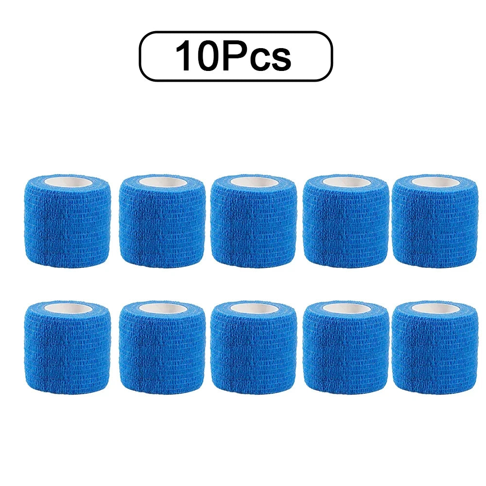10pcs Self-Adhesive Tape Bandage 2.5/5/10cm