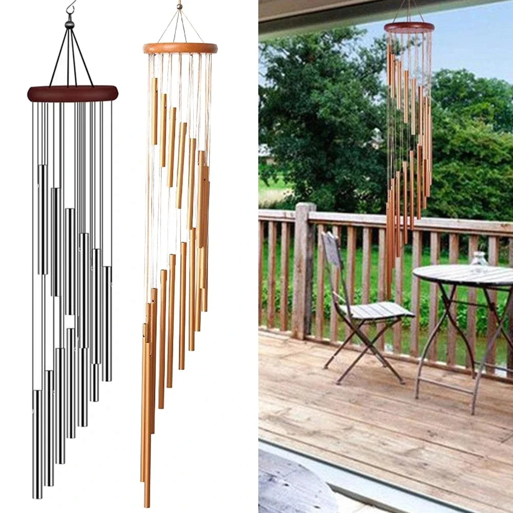 1pc 12 Tubes Aluminum Alloy Wind Chimes