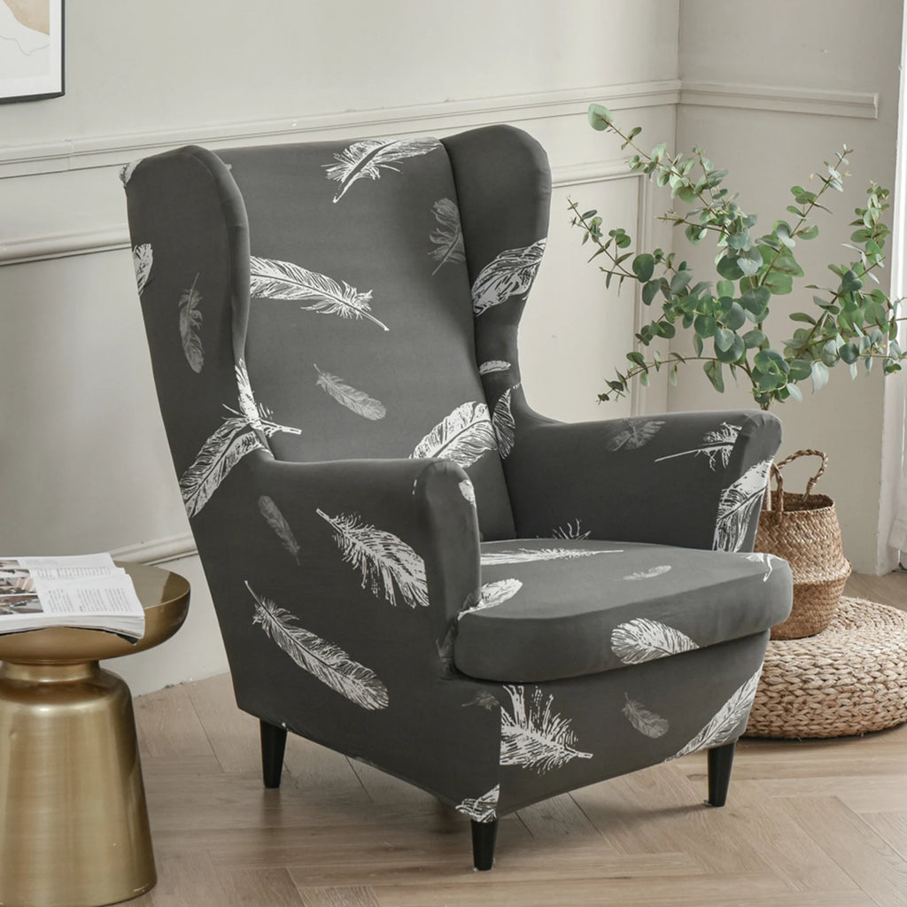 Chair Cover Wingback Stretch Spandex Armchair