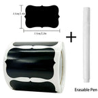 120Pcs  Blackboard , Erasable Pen,  Chalkboard Labels