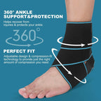 1  Elastic Silicone Ankle Stabilizer