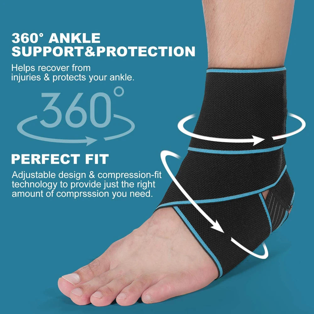 1  Elastic Silicone Ankle Stabilizer