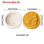 Rabbit Silicone Mold Bunny with Flower
