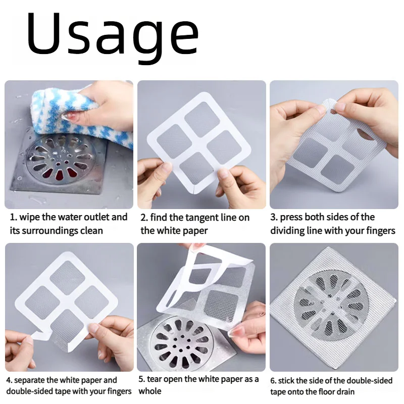Drain Sticker,  Self-adhesive , Mesh Net