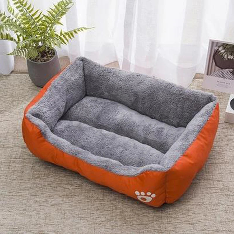 Black Plush Sleeping Bed