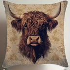 Highland Cows Pillow Covers