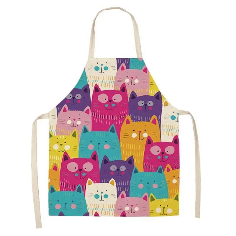 Cartoon Cat Apron