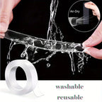 Versatile Reusable Double-Sided Waterproof Adhesive Tape