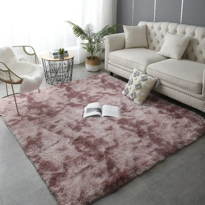 Tie-dye Plush Carpet