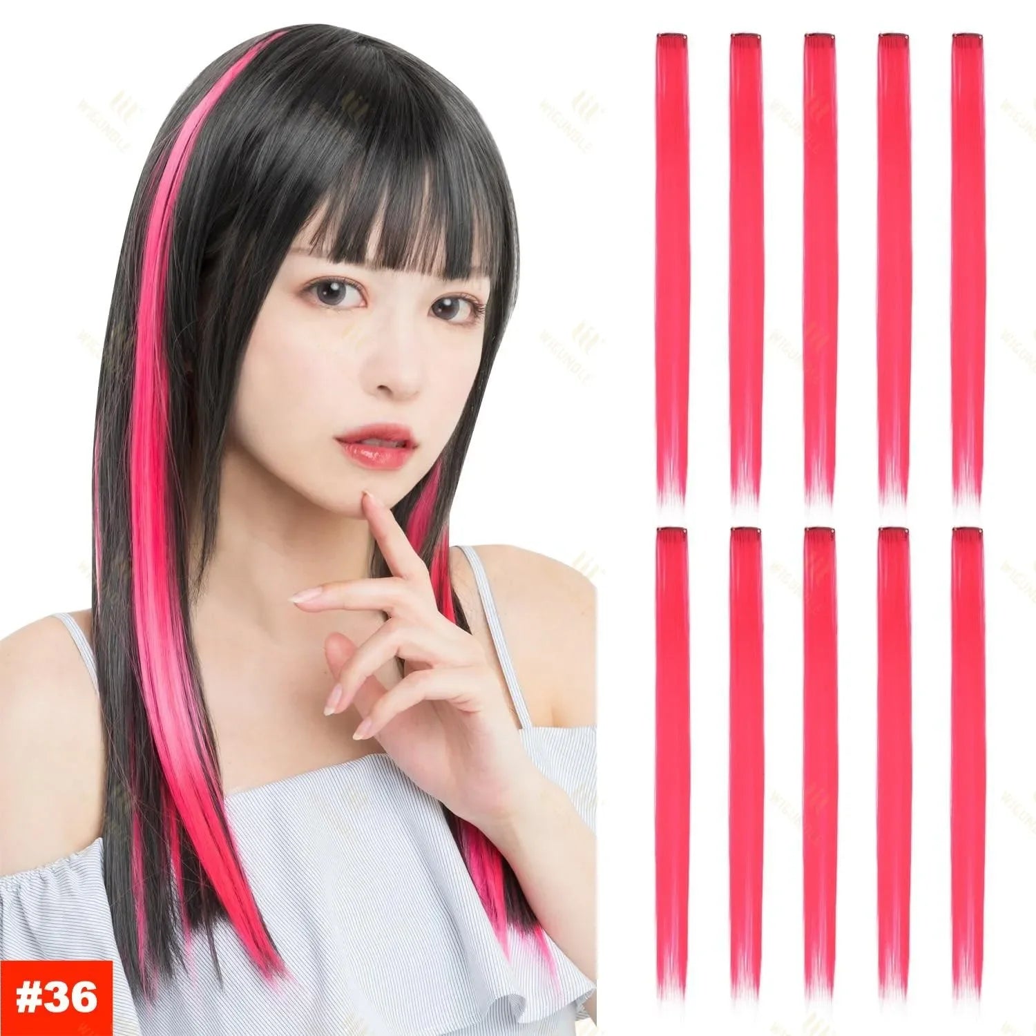 18 Color Clip Style Hair Extensions