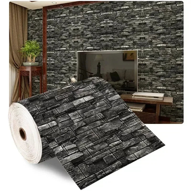 3/5/10M 3D Self-adhesive Wallpaper