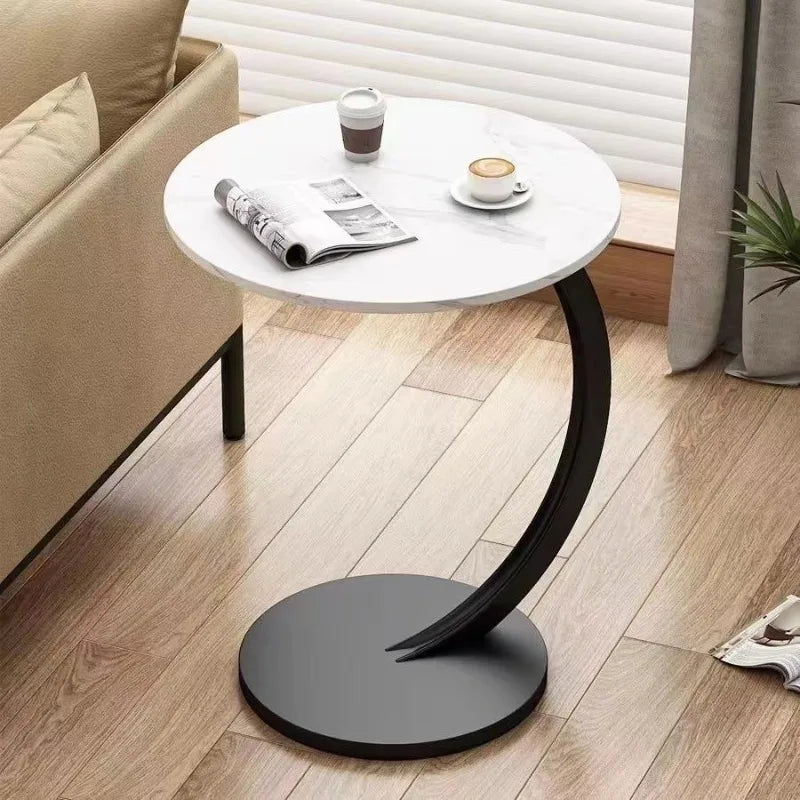 Round End Table, with Drawer