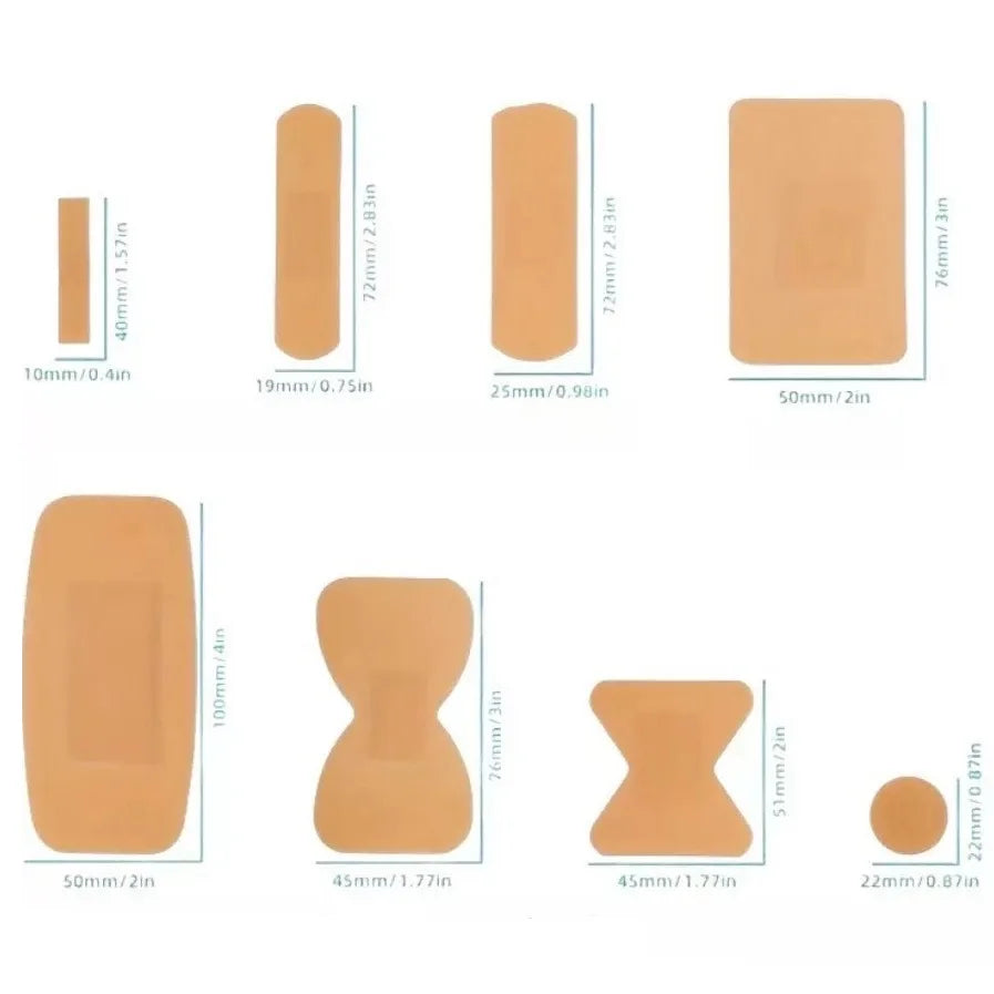 40pcs Waterproof / Breathable Bandages Multi-Size