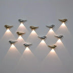 4pcs, Rechargeable Wall Lights  Motion Sensor Bird-Shaped