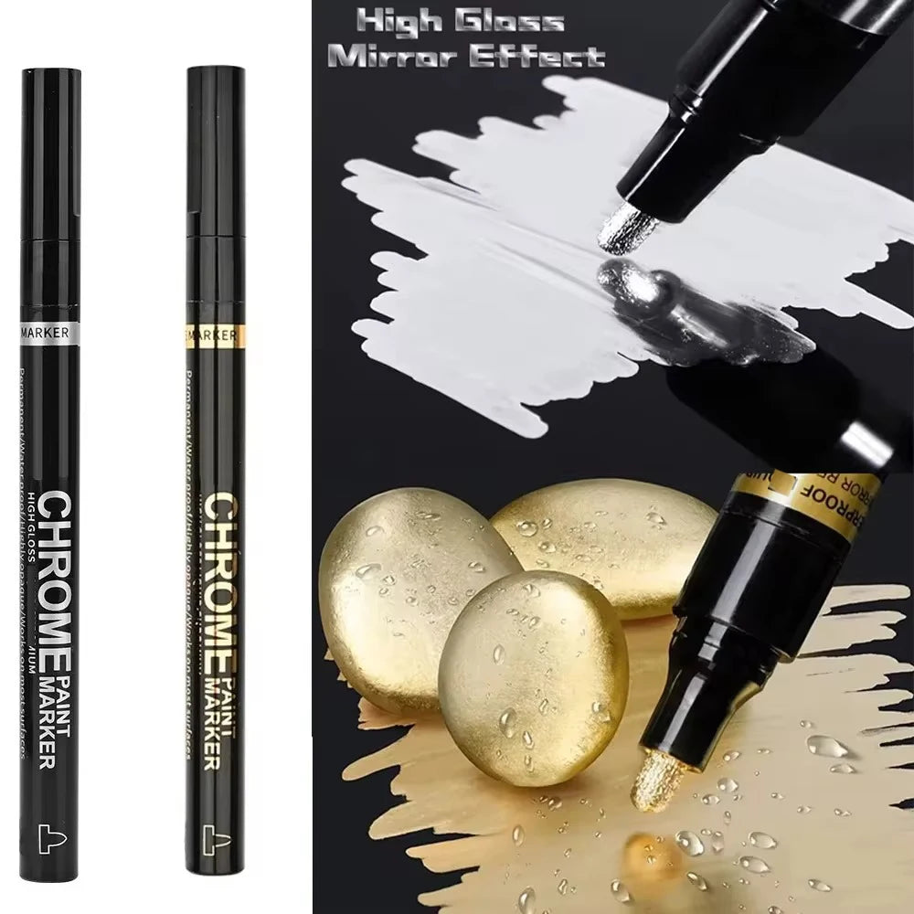 5/1pcs Chrome Pen Marker