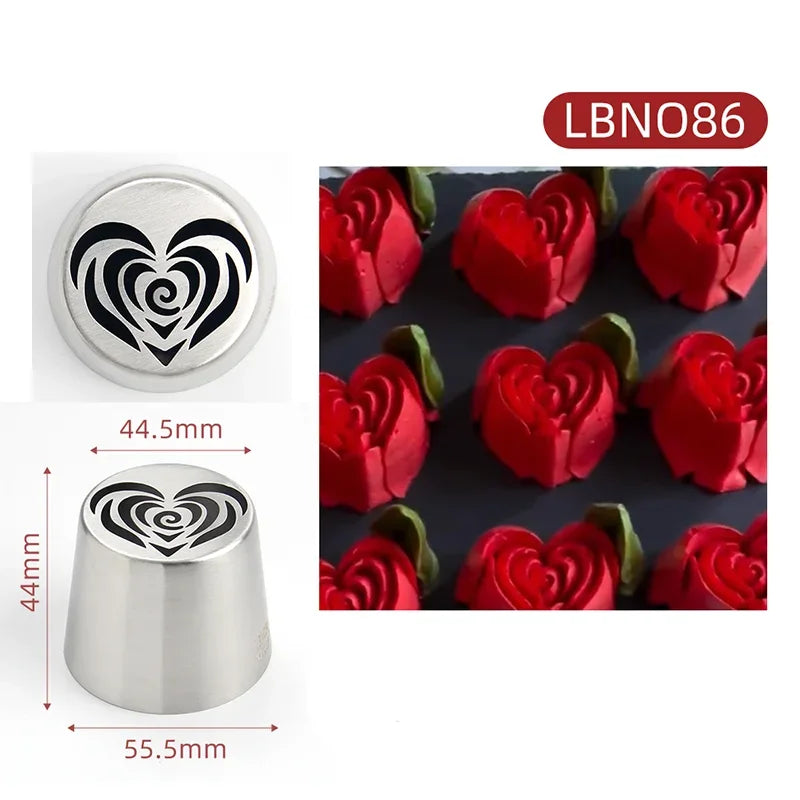 13 Stainless Steel Nozzles, Cake Decorations