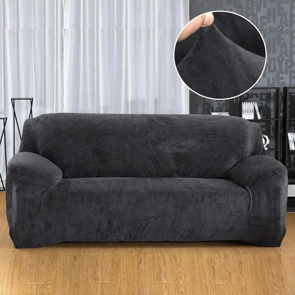 Sofa Covers, Velvet 1Pc Free Pillowcase