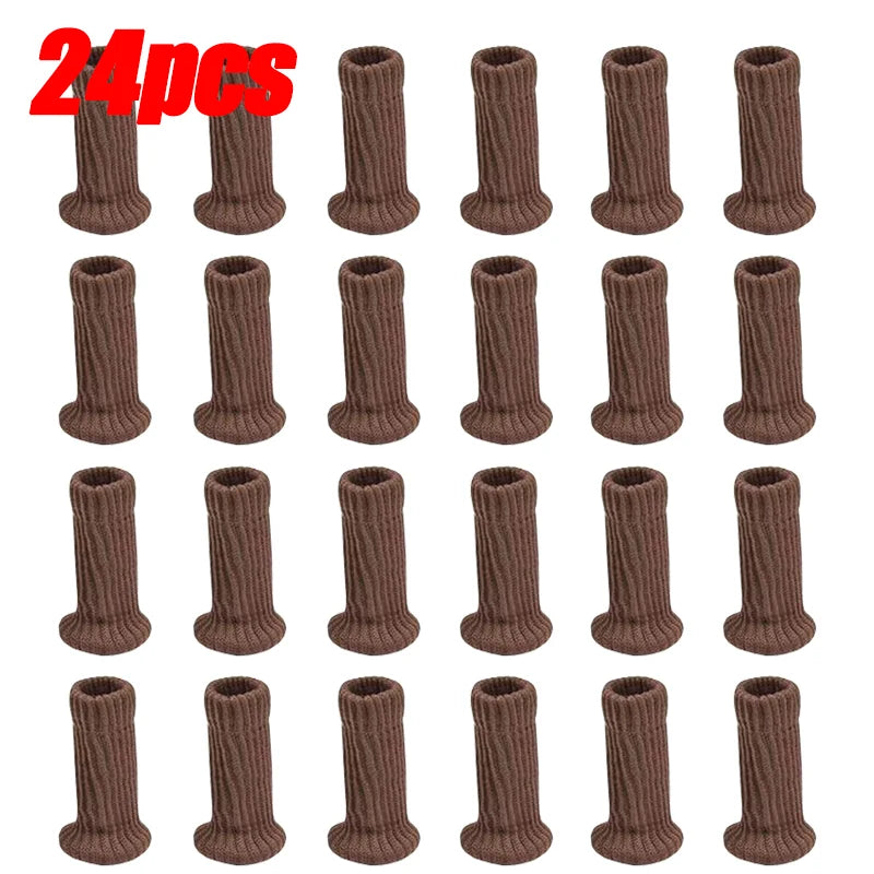 24/4PCS Furniture Feet Knitted Protectors