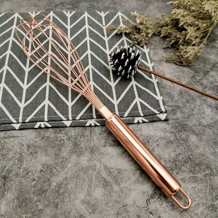 Gold Stainless Steel Whisk