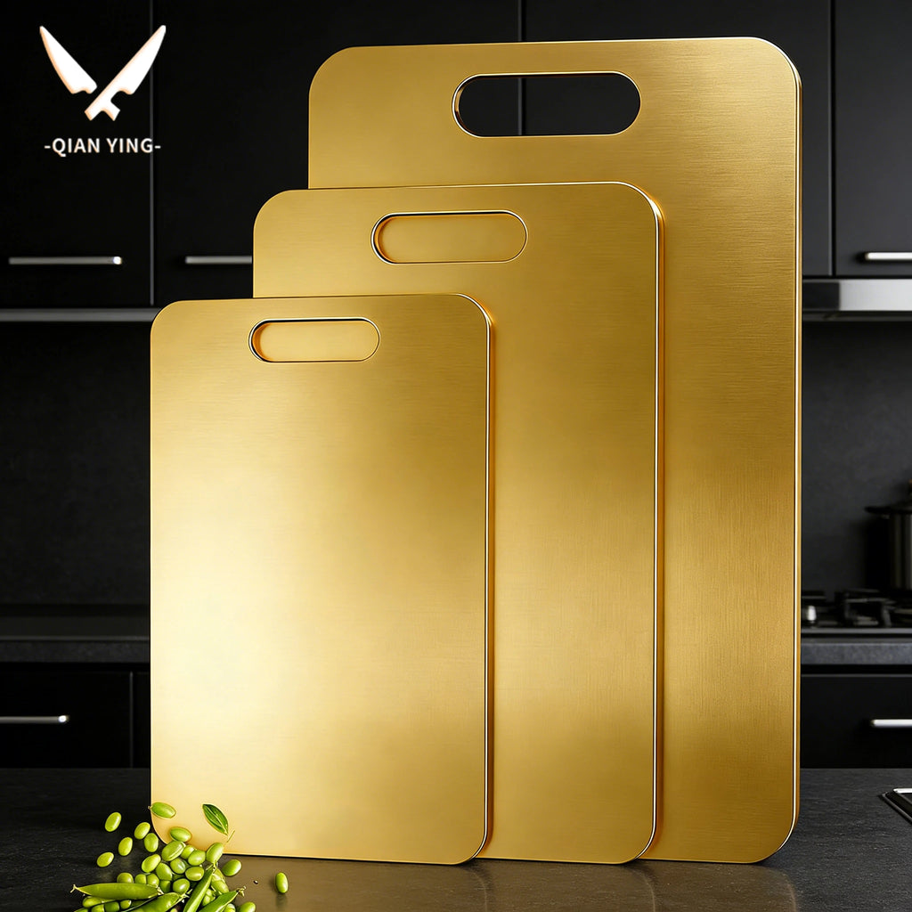 Stainless steel Gold Cutting Board