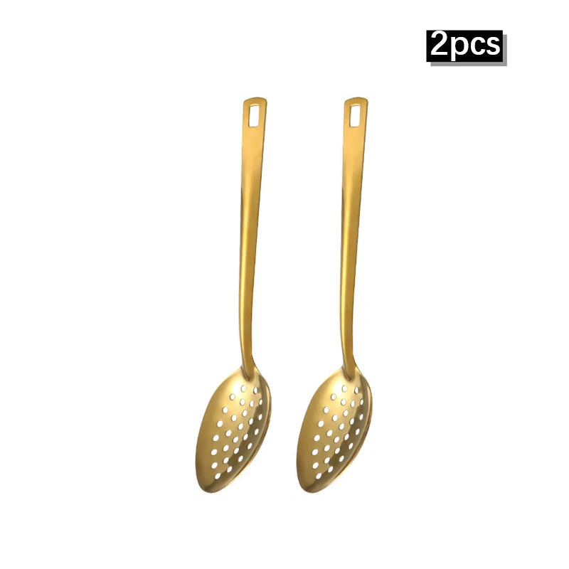 2/6pcs Stainless steel kitchenware set
