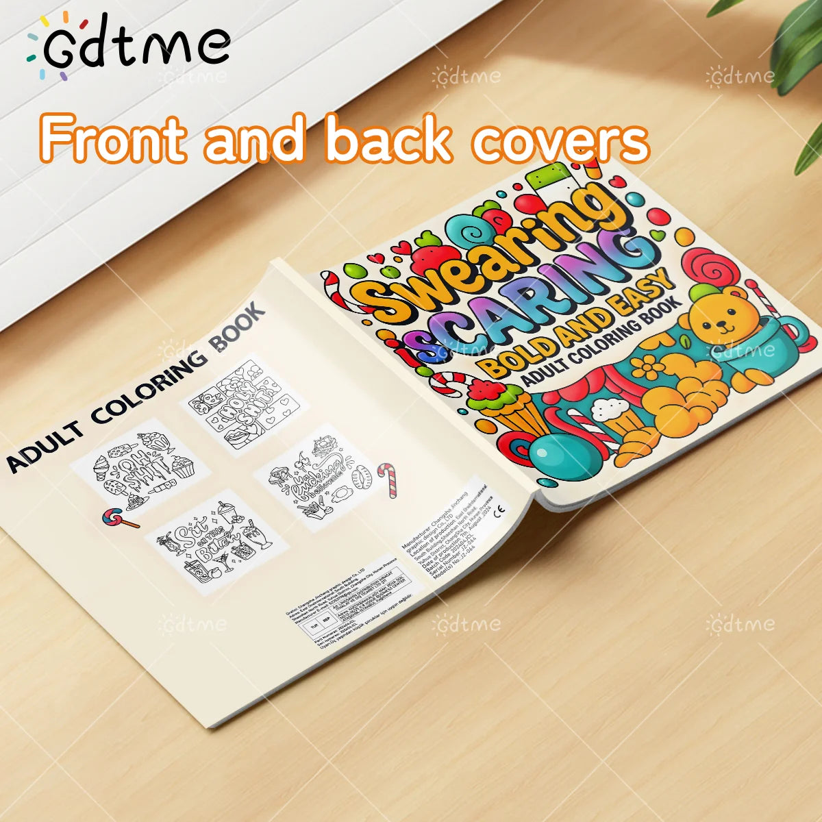 Swearing is CARING Coloring Book