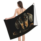 Dachshund Dog Beach Towel