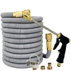 Grey Expandable Hose/ High-Pressure Nozzle