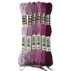 6pcs/lot Colorful Polyester Embroidery Thread