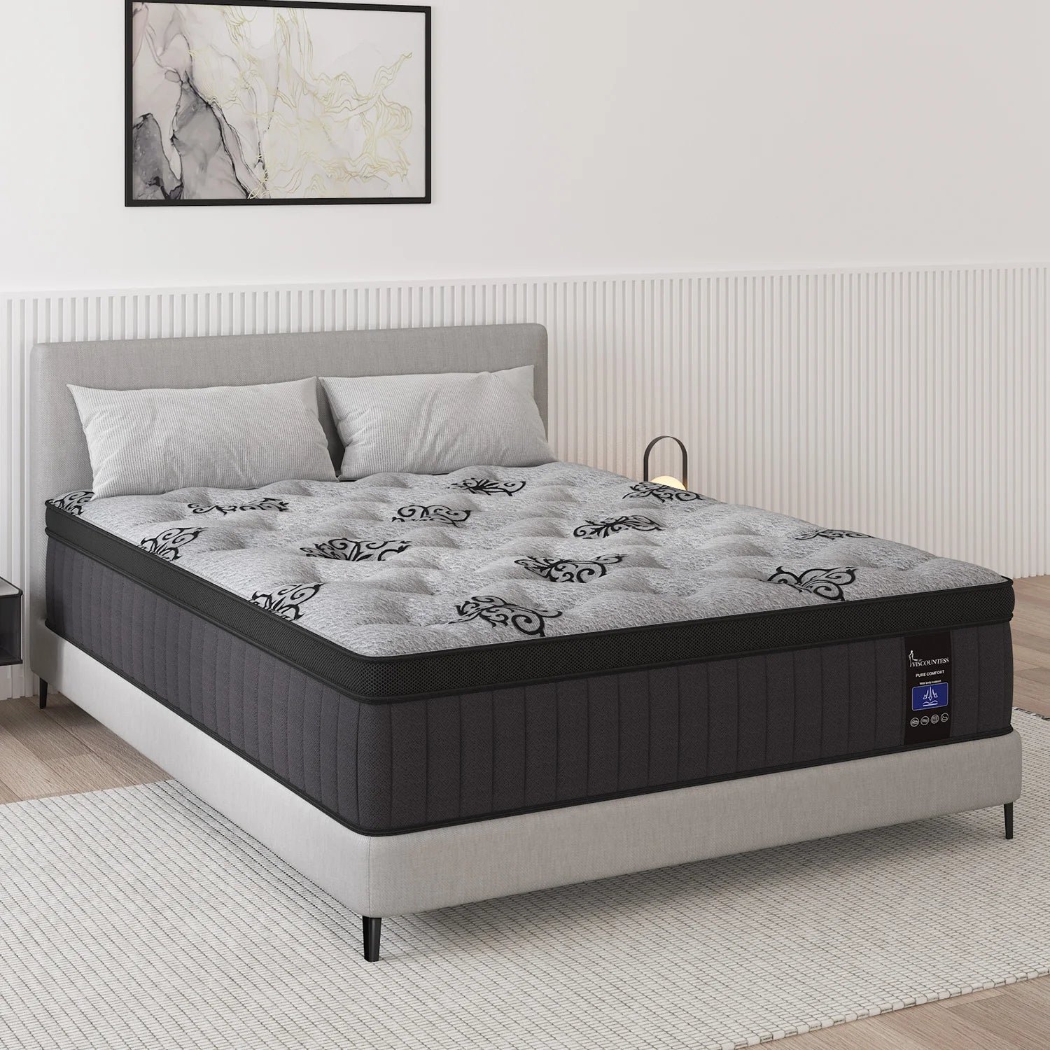 9"12"14"  Memory Foam Pocket  Cool Mattress
