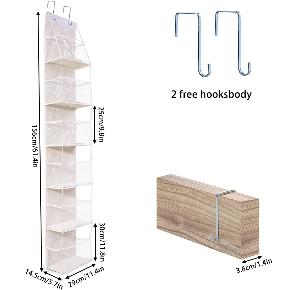 4/6-Tier Hanging Storage Bag