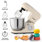 1pc,5Qt Tilt-Head Electric Stand Mixer