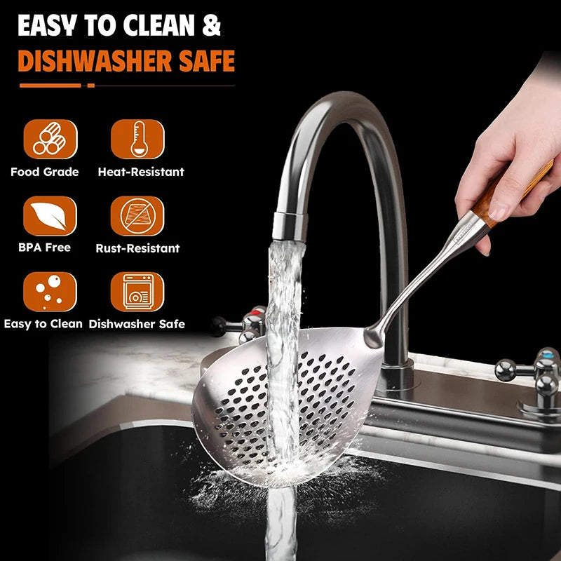 Stainless Steel Strainer Ladle