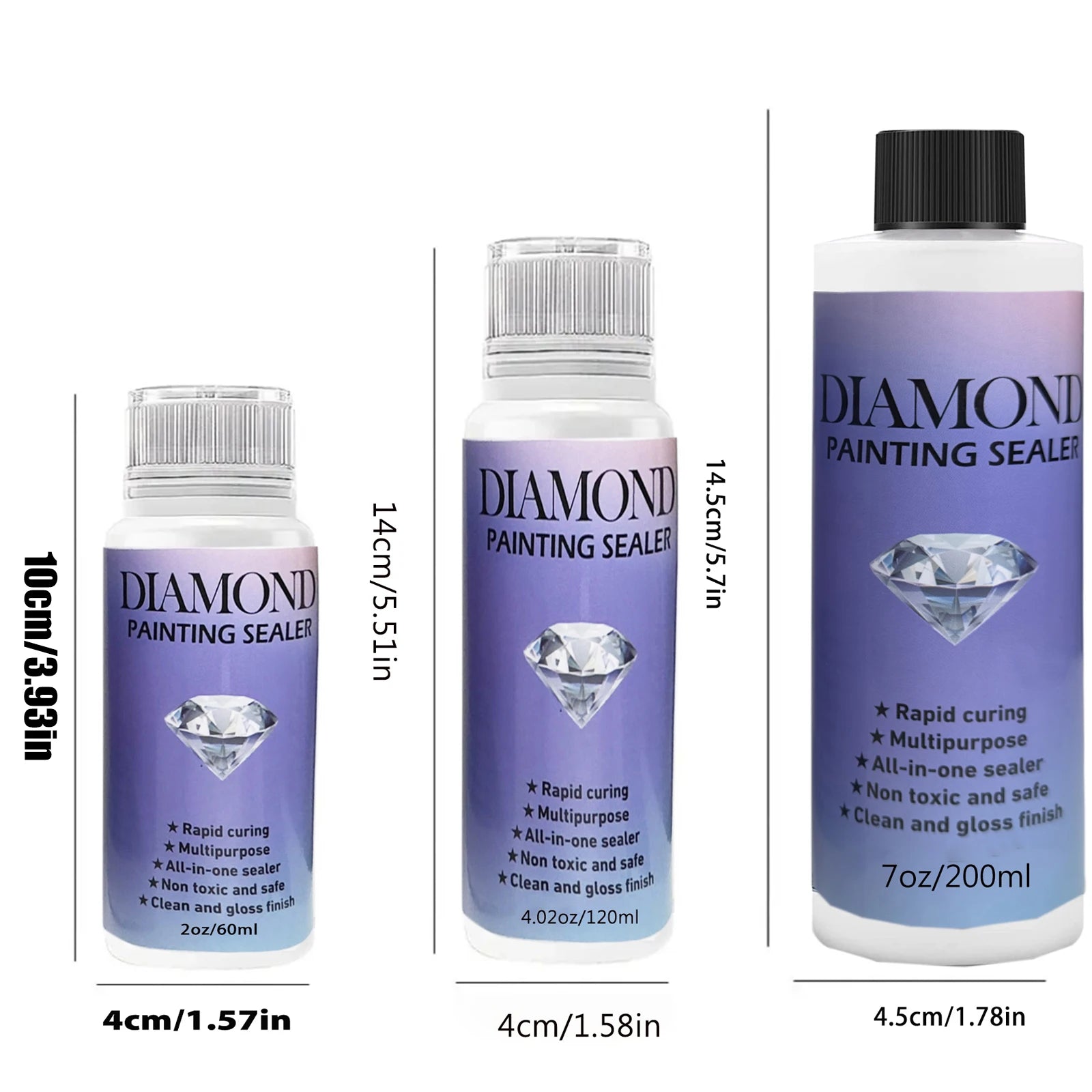 60ML/120ML/200ML Diamond Painting Sealer