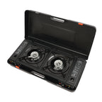 Portable Dual-Burner Camping Stove with Case 2500W