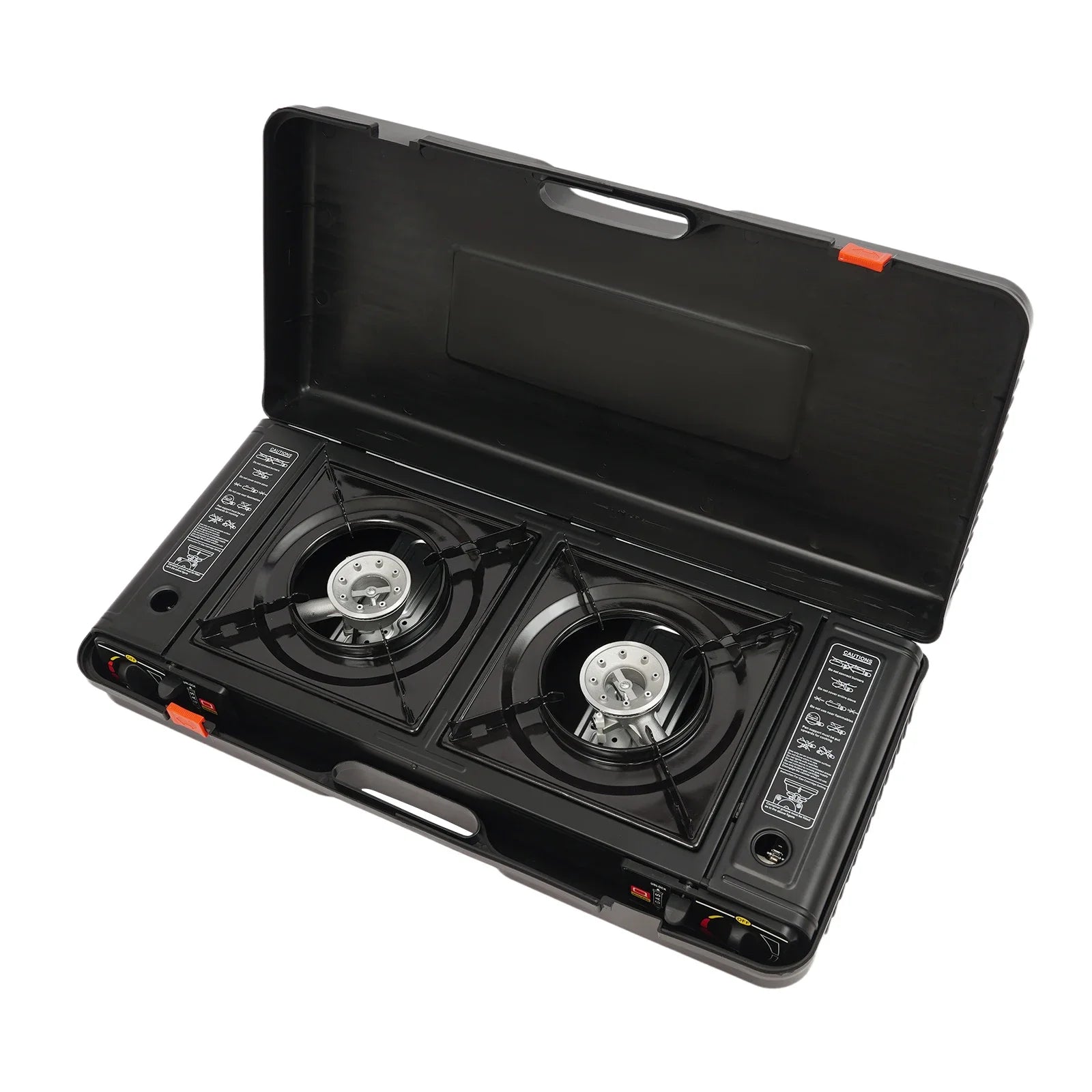 Portable Dual-Burner Camping Stove with Case 2500W