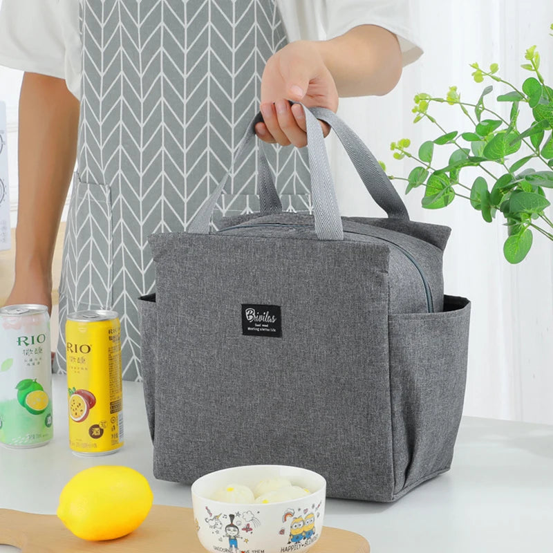 2PCS  Portable lunch bag
