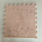 10Pcs Plush Puzzle Mat , 30x30x1CM