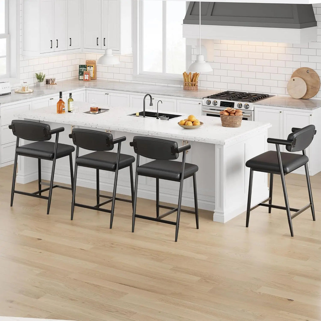 2PCS Modern Bar Stools Set